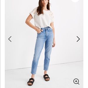 Madewell momjean in melva wash